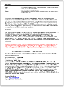 OSA: FDA letter  